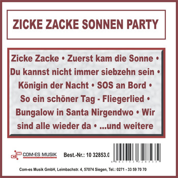 Various Artists - Zicke Zacke Sonnen Party