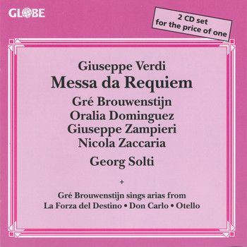Chorus And Orchestra Of The Wdr, Gré Brouwenstijn - Verdi: Messa da Requiem, Arias