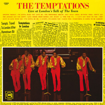 The Temptations - The Temptations Live At London's Talk Of The Town