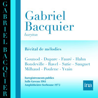 Gabriel Bacquier - Récital de mélodies