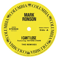 Mark Ronson feat. Keyone Starr - I Can't Lose (Remixes) - EP