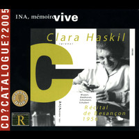 Clara Haskil - Récital de Besançon