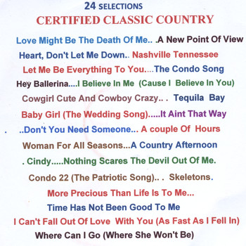 Various Artists - 24 Selections of Certified Classic Country
