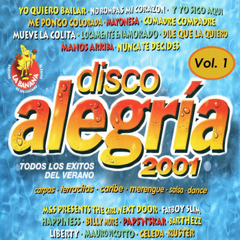 Various Artists - Disco Alegría 2001 Vol. 1, Éxitos del Verano