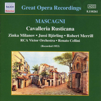 Renato Cellini - Mascagni: Cavalleria Rusticana (Milanov, Bjorling) (1953)
