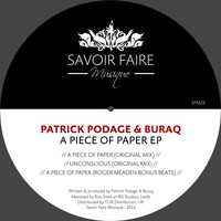 Patrick Podage & buraq - A Piece of Paper EP