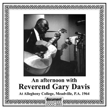 Reverend Gary Davis - An Afternoon with Reverend Gary Davis