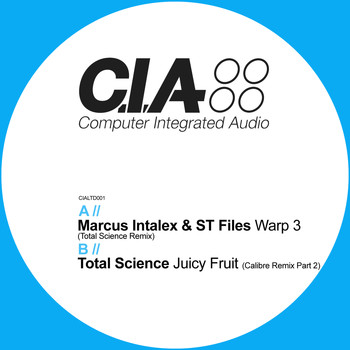 Marcus Intalex, ST Files & Total Science - Warp 3 (Total Science Remix) / Juicy Fruit (Calibre Remix Part 2)