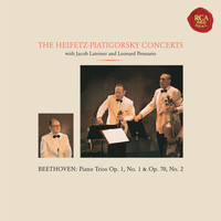 Jascha Heifetz - The Piano Trio Collection - Beethoven: Trio No. 1 in E-Flat Major, Op. 1 & Trio No. 2 in E-Flat Major, Op. 70 ((Heifetz Remastered))