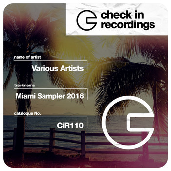 Various Artists - Check in Recordings Miami Sampler 2016