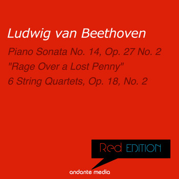 Josef Bulva, Alfred Brendel, Melos Quartet Stuttgart - Red Edition - Beethoven: Piano Sonata No. 14 "Moonlight" &  6 String Quartets, Op. 18, No. 2