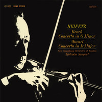 Jascha Heifetz - Bruch: Violin Concerto No. 1 in G Minor, Op. 26 , Mozart: Violin Concerto No. 4, K.218, in D