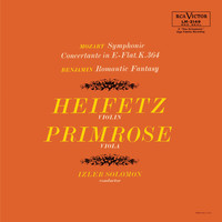 Jascha Heifetz - Mozart: Sinfonia concertante in E-Flat, K.364, Benjamin: Romantic Fantasy