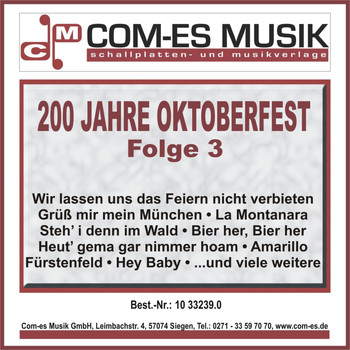 Various Artists - 200 Jahre Oktoberfest, Folge 3