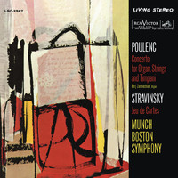 Charles Munch - Poulenc: Organ Concerto & Stravinsky: Jeu de cartes