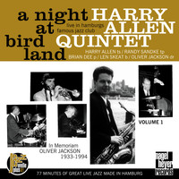 Harry Allen - A Night at Birdland, Vol. 1 (Live)