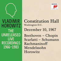 Vladimir Horowitz - Vladimir Horowitz in Recital at Constitution Hall, Washington D.C., December 10, 1967