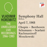 Vladimir Horowitz - Vladimir Horowitz in Recital at Symphony Hall, Boston, April 7, 1968