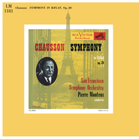 Pierre Monteux - Chausson: Symphony in B-Flat Major, Op. 20