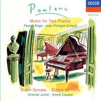 Pascal Rogé - Poulenc: Sonata for 2 Pianos; Violin Sonata etc