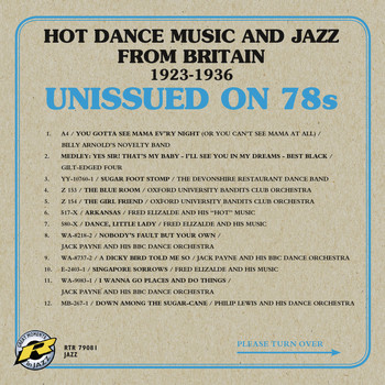Various Artists - Hot Dance Music and Jazz from Britain 1923-1936