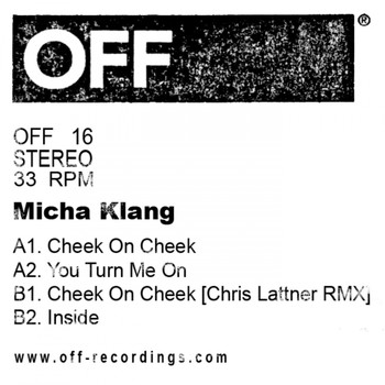 Micha Klang - Cheek On Cheek EP