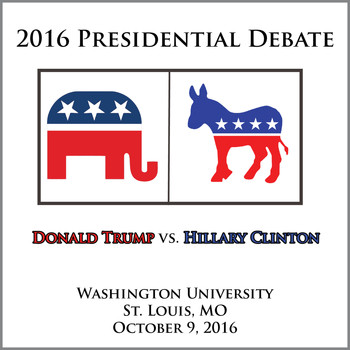Donald Trump & Hillary Clinton - Presidential Debate 2016 #2 - Washington University, St. Louis, Mo - October 9, 2016