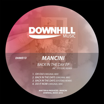 Mancini - Back In The Day EP