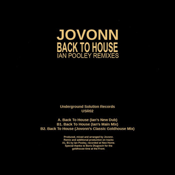 Jovonn - Back To House