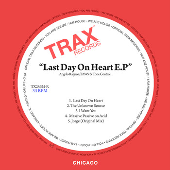 Angelo Raguso, FAW9 & Tone Control - Last Day on Heart