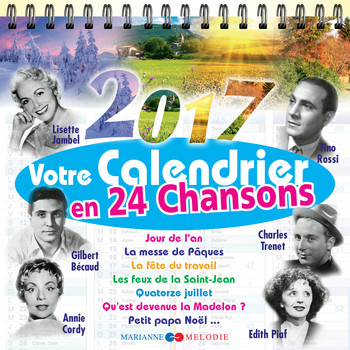 Various Artists - Votre calendrier 2017 en 24 chansons