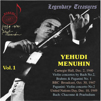 Yehudi Menuhin - Yehudi Menuhin, Vol. 1: 1940 Carnegie Hall Concert (Live)