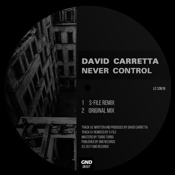 David Carretta - Never Control