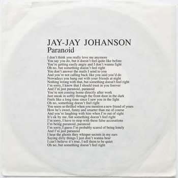 Jay-Jay Johanson - Paranoid (Edit)