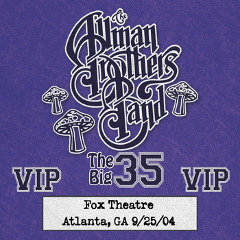 Allman Brothers Band - Fox Box: 3 Nights Live at Fox Theatre in Atlanta, Ga (September 25, 2004)