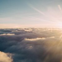 Behind Clouds - A Bed of Clouds