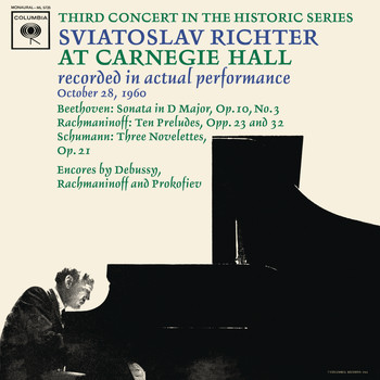 Sviatoslav Richter - Sviatoslav Richter Recital -  Live at Carnegie Hall, October 28, 1960