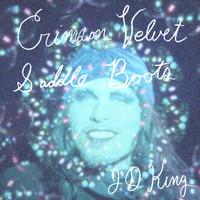 J.D. King - Crimson Velvet Saddle Boots