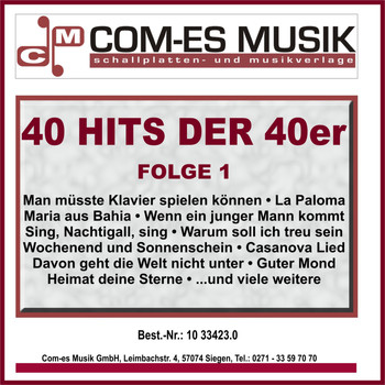 Various Artists - 40 Hits der 40er, Folge 1