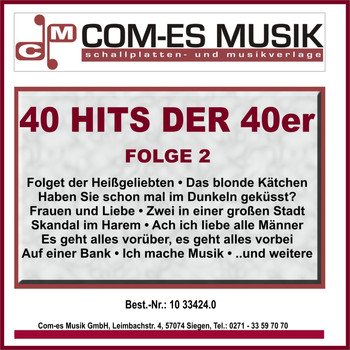 Various Artists - 40 Hits der 40er, Folge 2