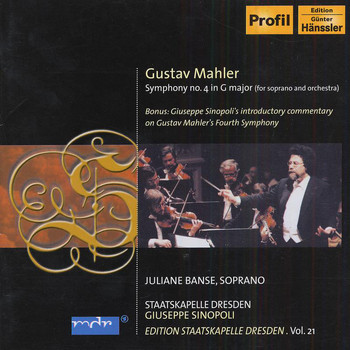 Giuseppe Sinopoli - Mahler, G.: Symphony No. 4 (Edition Staatskapelle Dresden, Vol. 21)