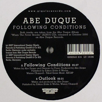Abe Duque - Following Conditions