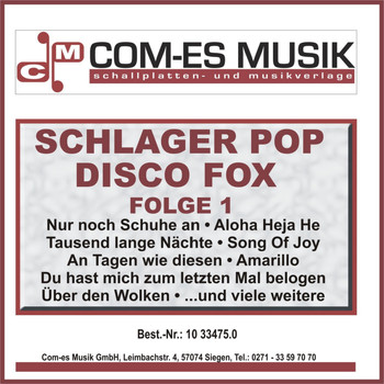 Various Artists - Schlager Pop Disco Fox, Folge 1