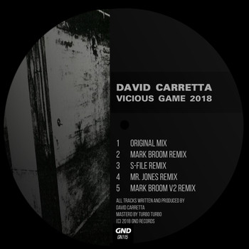 David Carretta - Vicious Game 2018