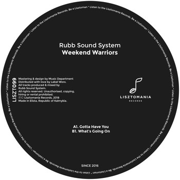 Rubb Sound System - Weekend Warriors