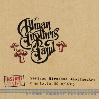 Allman Brothers Band - Charlotte, Nc 8-9-03