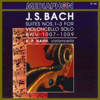Klaus-Peter Hahn - Bach: Suites  for Violoncello Nos. 1-3, BWV 1007-1009