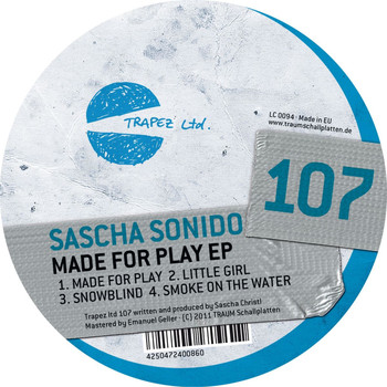 Sascha Sonido - Made for Play - EP