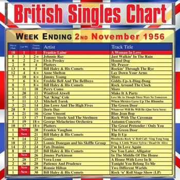 Various Artists - British Singles Chart - Week Ending 9 November 1956