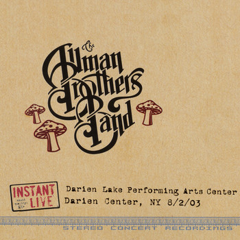 Allman Brothers Band - Darien Center, NY 8-2-03